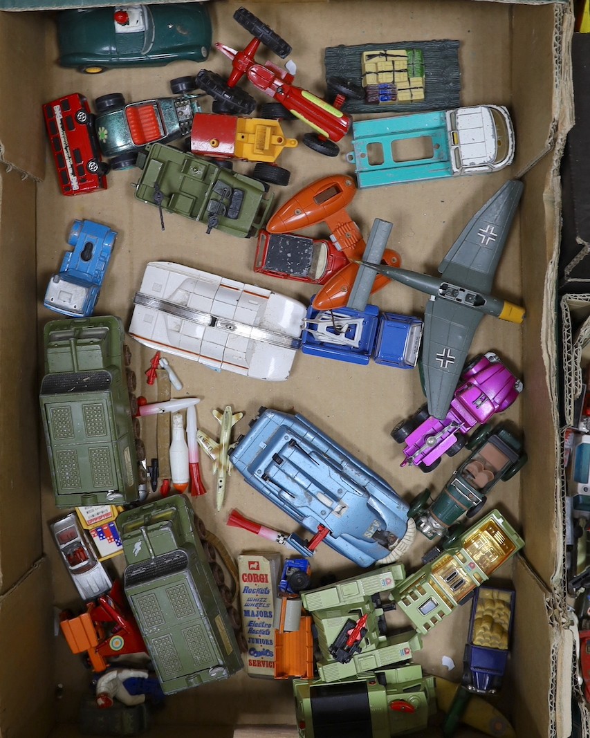 Large quantity of assorted die-cast toy vehicles